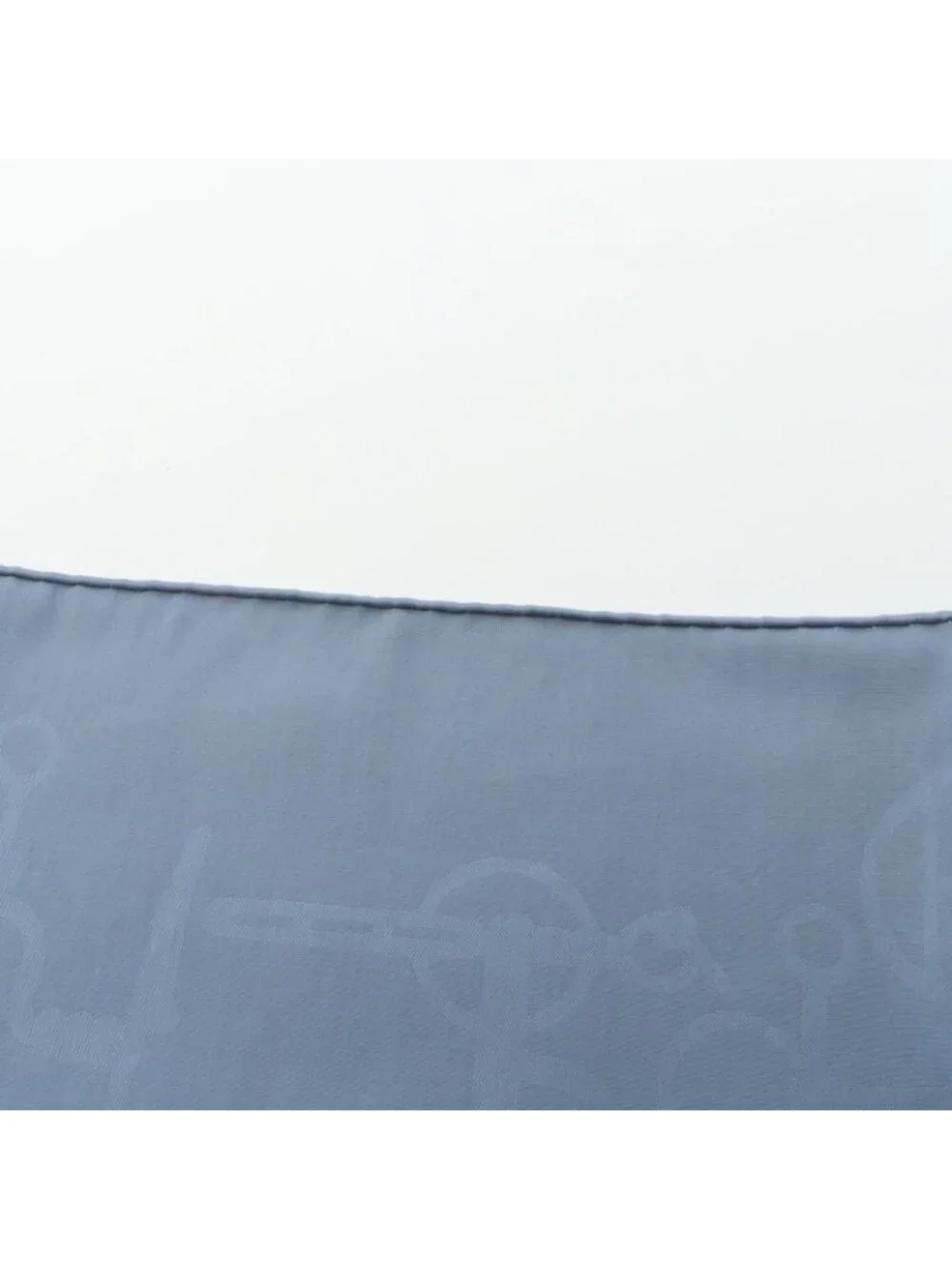 Hermes Scarf Carre 100 Blue Silk